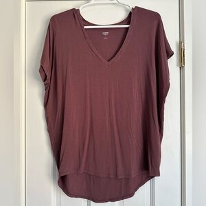 Express V-Neck Short Sleeve Tee